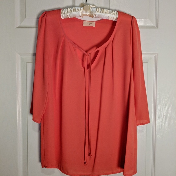 Everly pink blouse size S - Picture 3 of 5